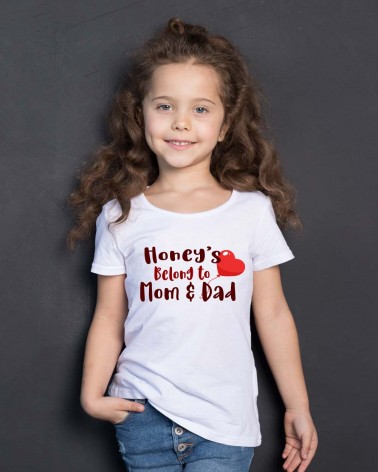 Heart belongs to Mom Dad Girl