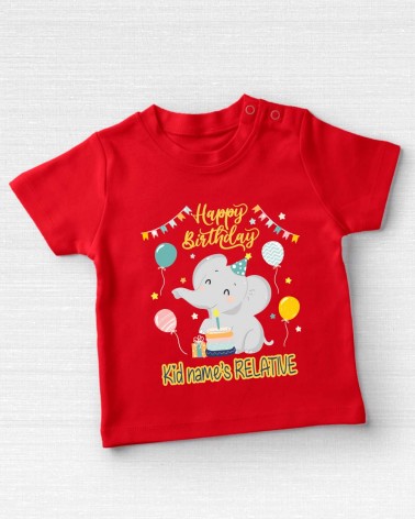 Cute Birthday Elephant T-shirt