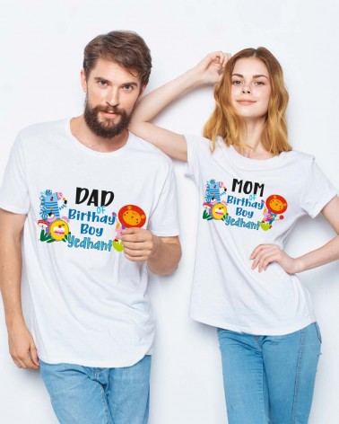 Wild Party Mom Dad Birthday T-shirt