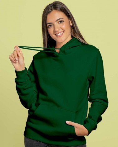 Bottle Green-Women's Hooded Sweatshirt