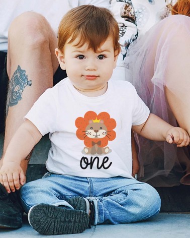 Lil' Lion is One Birthday T-shirt