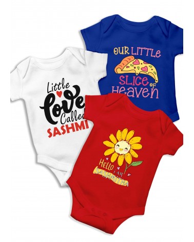 Little love Romper / T-shirt (pack of 3)