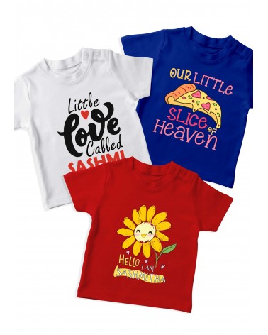 Little love Romper / T-shirt (pack of 3)