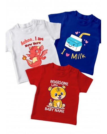 I love Milk Romper / T-shirt (pack of 3)