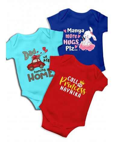 Call me Princess Romper / T-shirt (pack of 3)