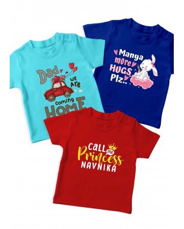 Call me Princess Romper / T-shirt (pack of 3)