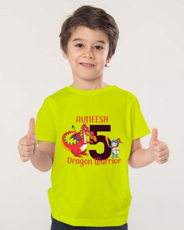 Dragon Boy Birthday T-shirt