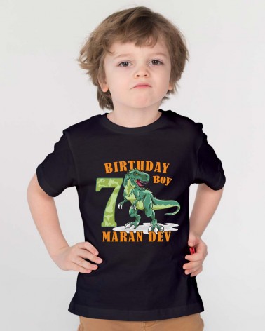 Tough Dino Birthday T-shirt