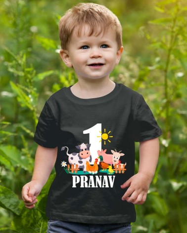 Farm Animals Birthday T-shirt