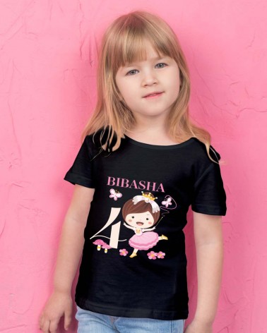 Ballerina Baby Birthday T-shirt