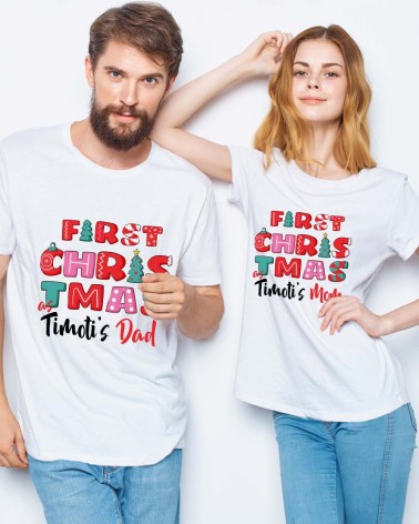 Merry First Christmas Parents