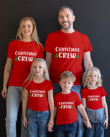 Christmas Crew T-shirts for family and friends