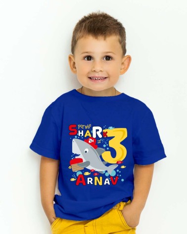 Pirate Shark Birthday T-shirt