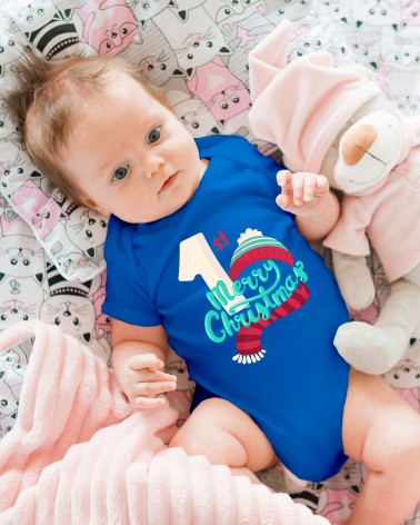 First Merry Christmas Romper