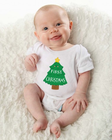 First Christmas Tree Romper