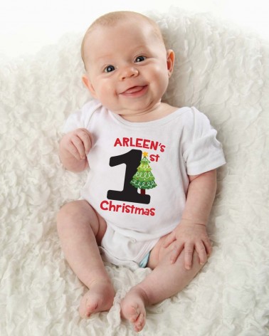 First Christmas Tree Romper