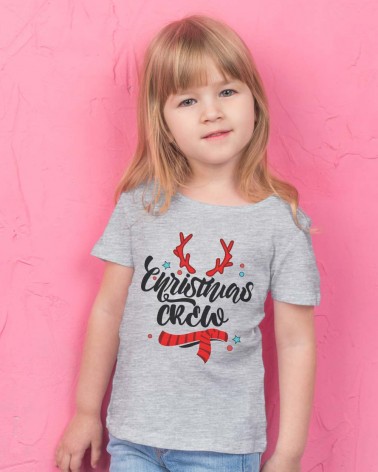 Girls- Christmas Crew T-shirt