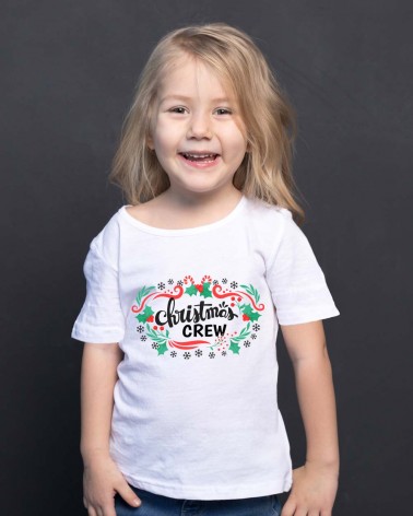 Girls- Christmas Wreath T-shirt