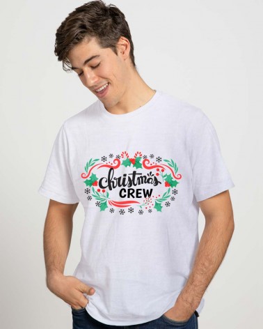 Men- Christmas Wreath T-shirt