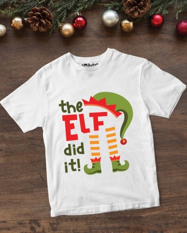 Kids- Elf Did It -Gender Neutral T-shirt