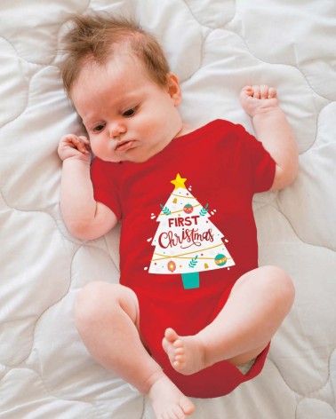 First Ornament Tree Romper