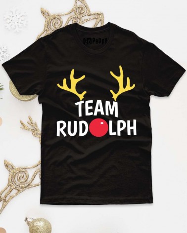 Adult- Team Rudolph -Gender Neutral T-shirt